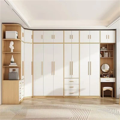 Šiuolaikinės miegamojo spintos spintos