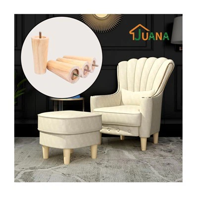 5 colių apvalios tvirtos baldų kojelės tiesios kūginės